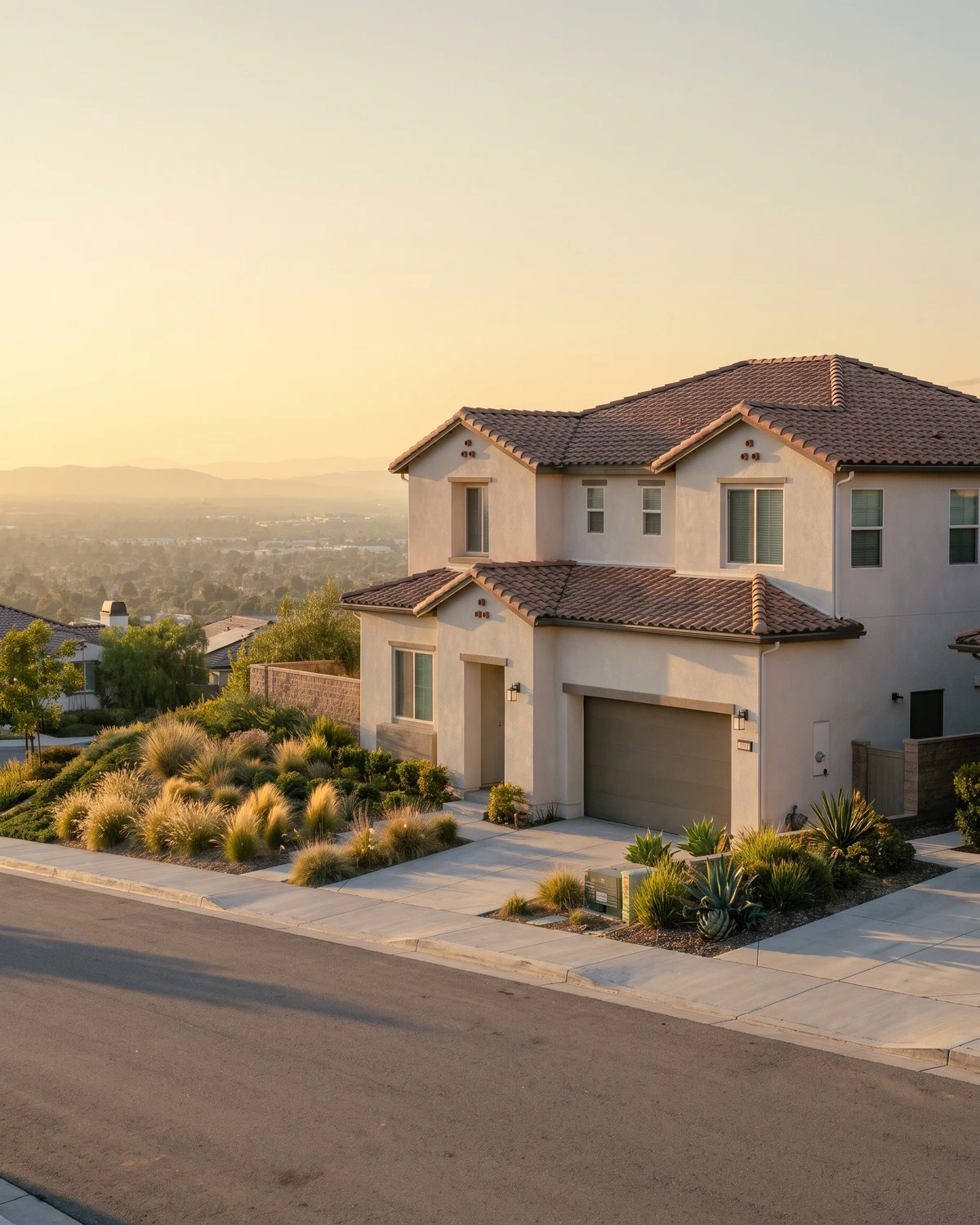 Hillside Porter Ranch home overlooking the San Fernando Valley